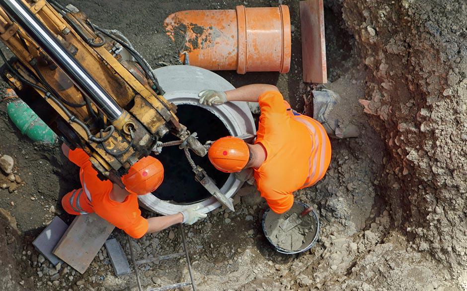 travaux assainissement Les Ulis